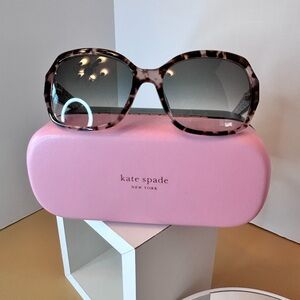 Kate Spade Brown/Pink Daisy Sunglasses BNWOT